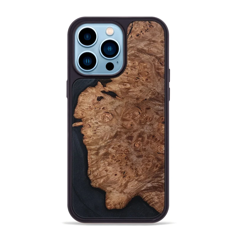 iPhone 14 Pro Max Wood Phone Case - Sylvie (Wood Burl, 829759)