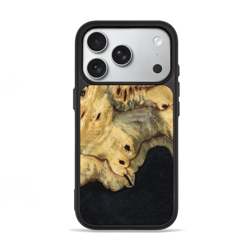 iPhone 18 Pro Wood Phone Case - Eliezer (Wood Burl, 829763)