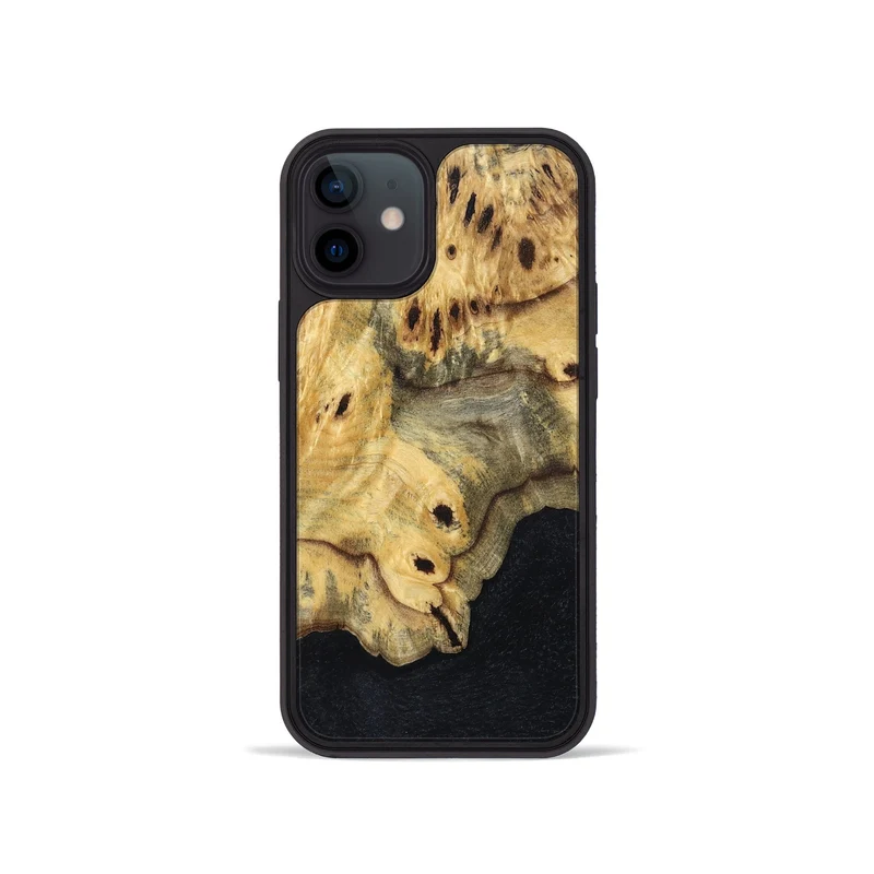 iPhone 12 mini Wood Phone Case - Eliezer (Wood Burl, 829763)