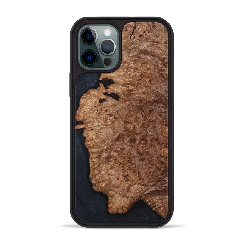 iPhone 12 Pro Max Wood Phone Case - Sylvie (Wood Burl, 829759)
