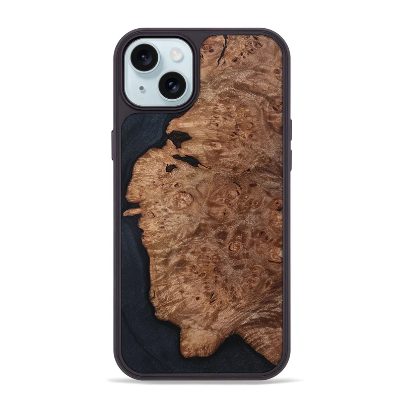 iPhone 15 Plus Wood Phone Case - Sylvie (Wood Burl, 829759)