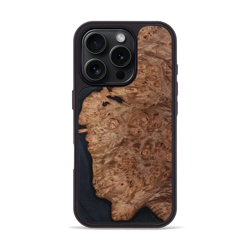 iPhone 16 Pro Wood Phone Case - Sylvie (Wood Burl, 829759)