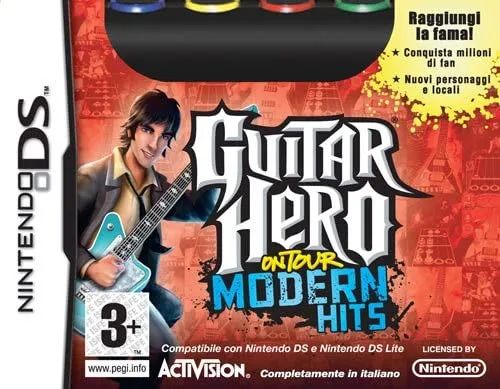 GUITAR HERO ONTOUR MODERN HITS NINTENDO DS-DS lite (completamente in italiano)