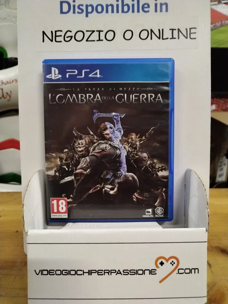 LA TERA DI MEZZO L'OMBRA DELLA GUERA PS4 (versione italiana)(usato)