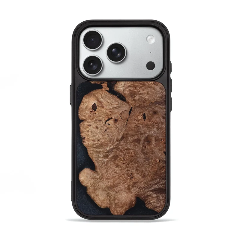 iPhone 18 Pro Wood Phone Case - Darwin (Wood Burl, 829746)
