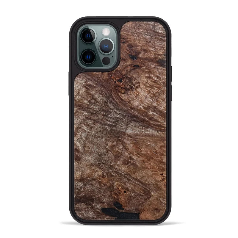 iPhone 12 Pro Max Wood Phone Case - Breana (Wood Burl, 829749)