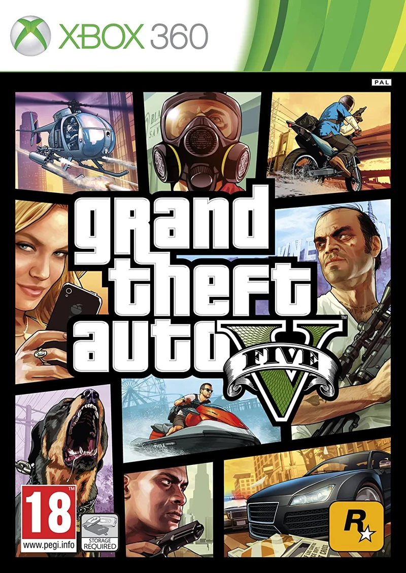 GRAND THEFT AUTO 5 XBOX 360 (versione europea)