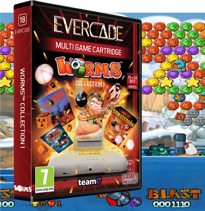 Worms Collection 1 Evercade #18