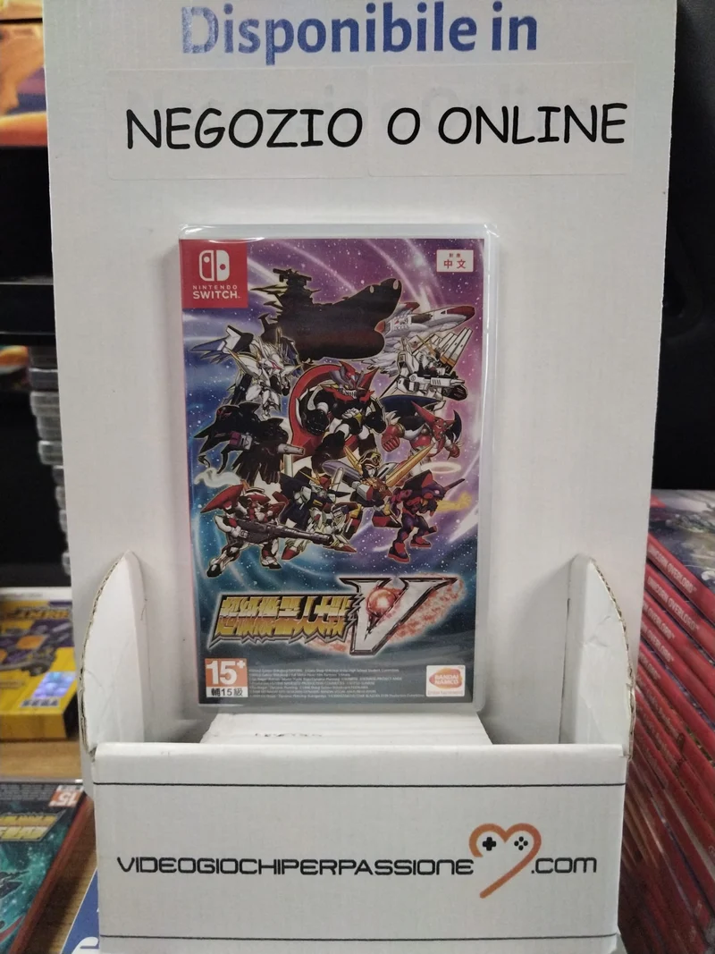 Super Robot Wars V Nintendo Switch Edizione Asiatica [Sottotitoli in Inglese]