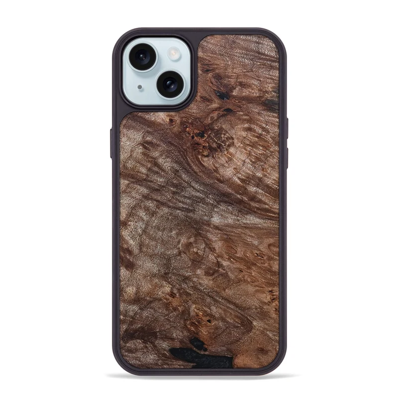 iPhone 15 Plus Wood Phone Case - Breana (Wood Burl, 829749)