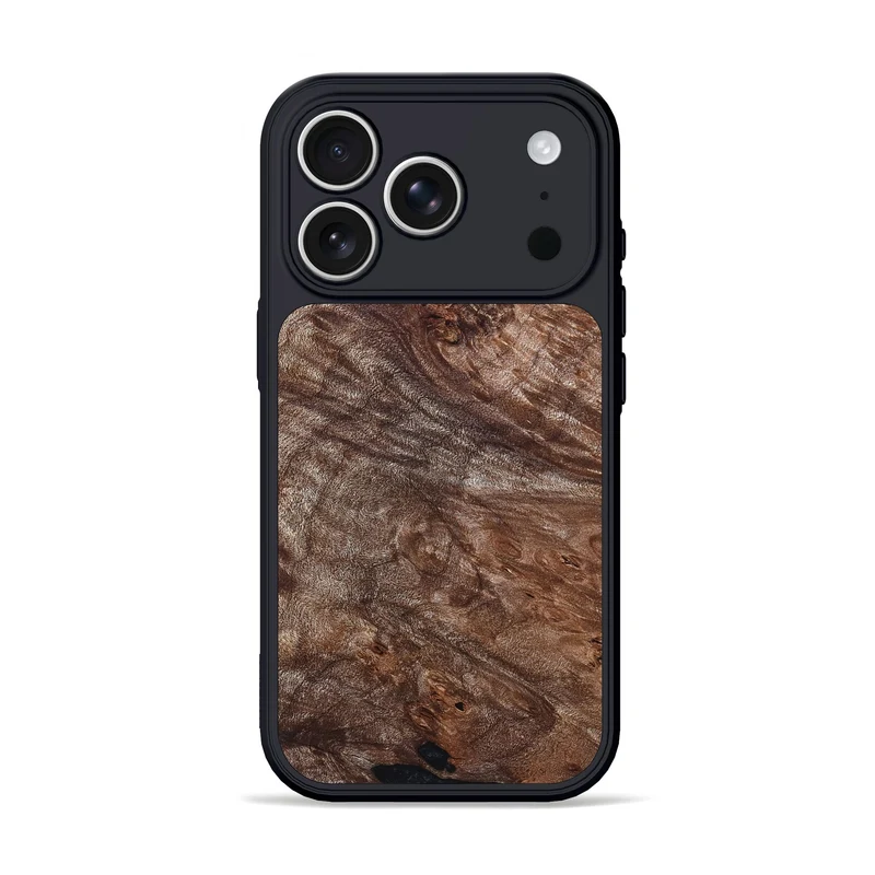 iPhone 17 Pro Wood Phone Case - Breana (Wood Burl, 829749)