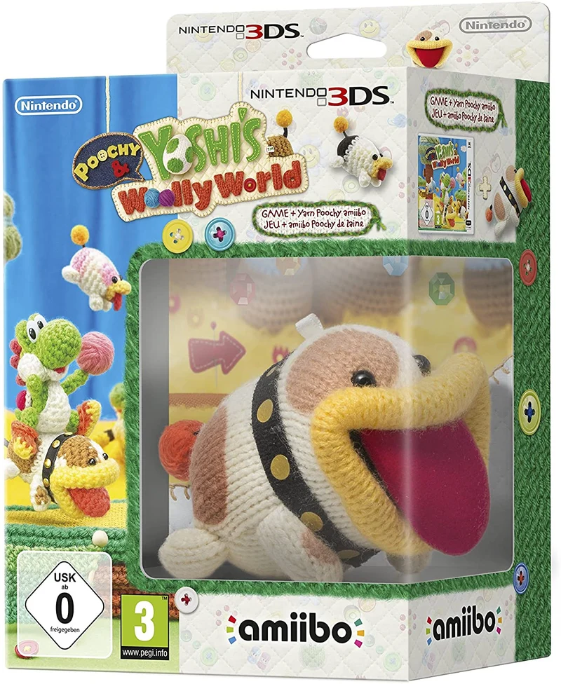 Poochy & Yoshi's Woolly World + amiibo - Nintendo 3DS (versione europeo)