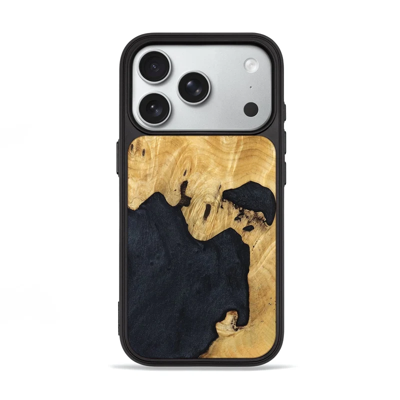 iPhone 18 Pro Wood Phone Case - Arleen (Wood Burl, 829741)