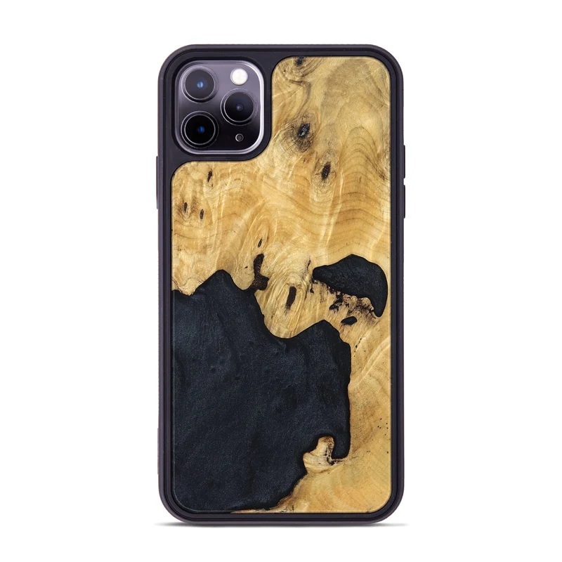 iPhone 11 Pro Max Wood Phone Case - Arleen (Wood Burl, 829741)