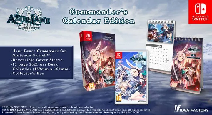 Azur Lane: Crosswave- Commander’s Calendar Edition Nintendo Switch Edizione Europea