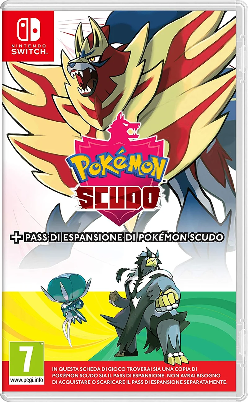 POKEMON SCUDO + PASS DI ESPANSIONE DI POKEMON SCUDO NONTENDO SWITCH
