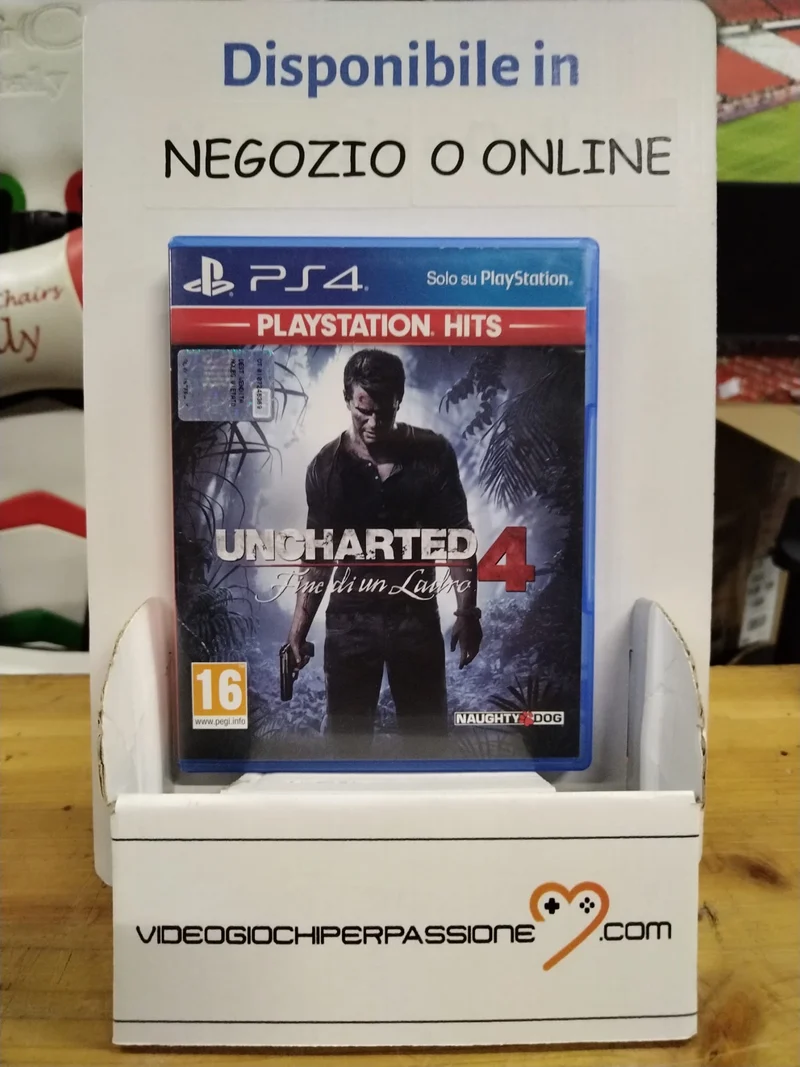 UNCHARTED 4 : FINE DI UN LADRO PS4 (versione italiana)(usato)