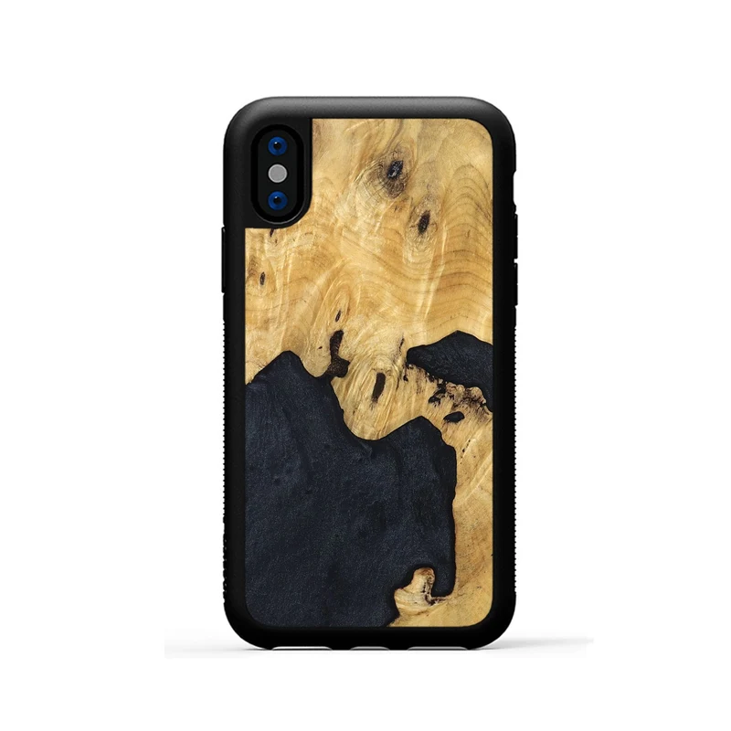 iPhone Xs Wood Phone Case - Arleen (Wood Burl, 829741)
