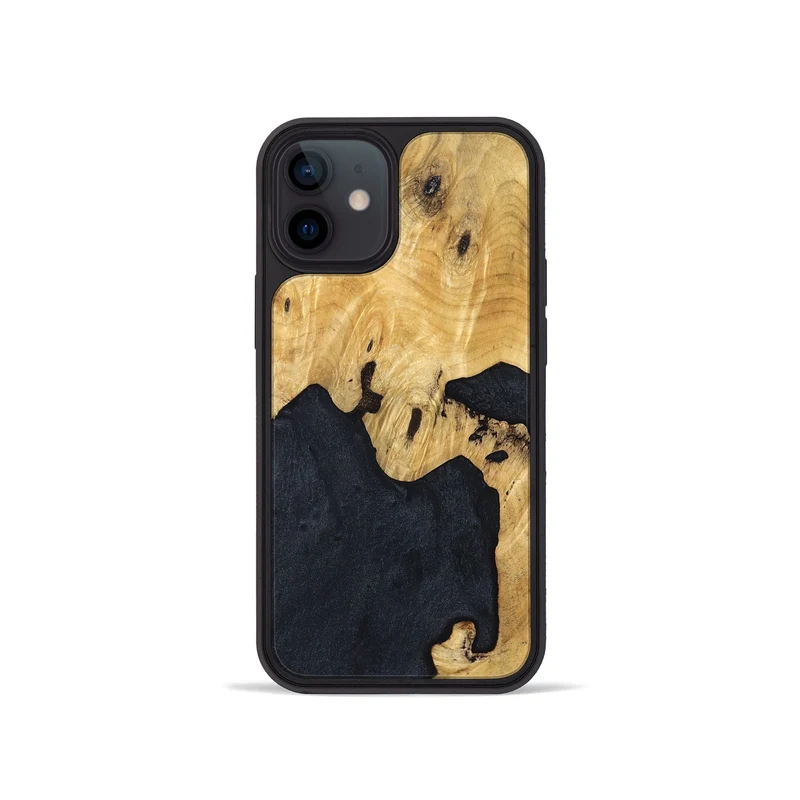 iPhone 12 mini Wood Phone Case - Arleen (Wood Burl, 829741)