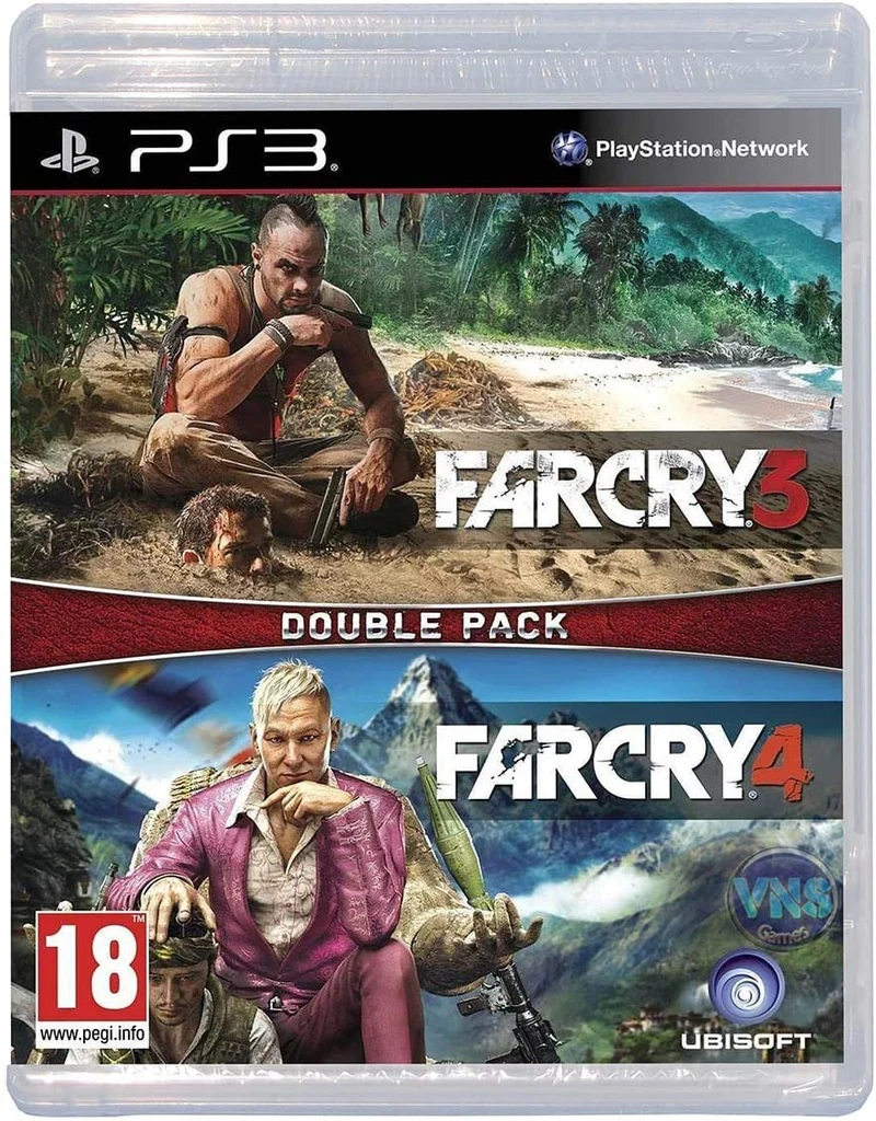 FAR CRY 3 + FAR CRY 4 DOUBLE PACK PS3