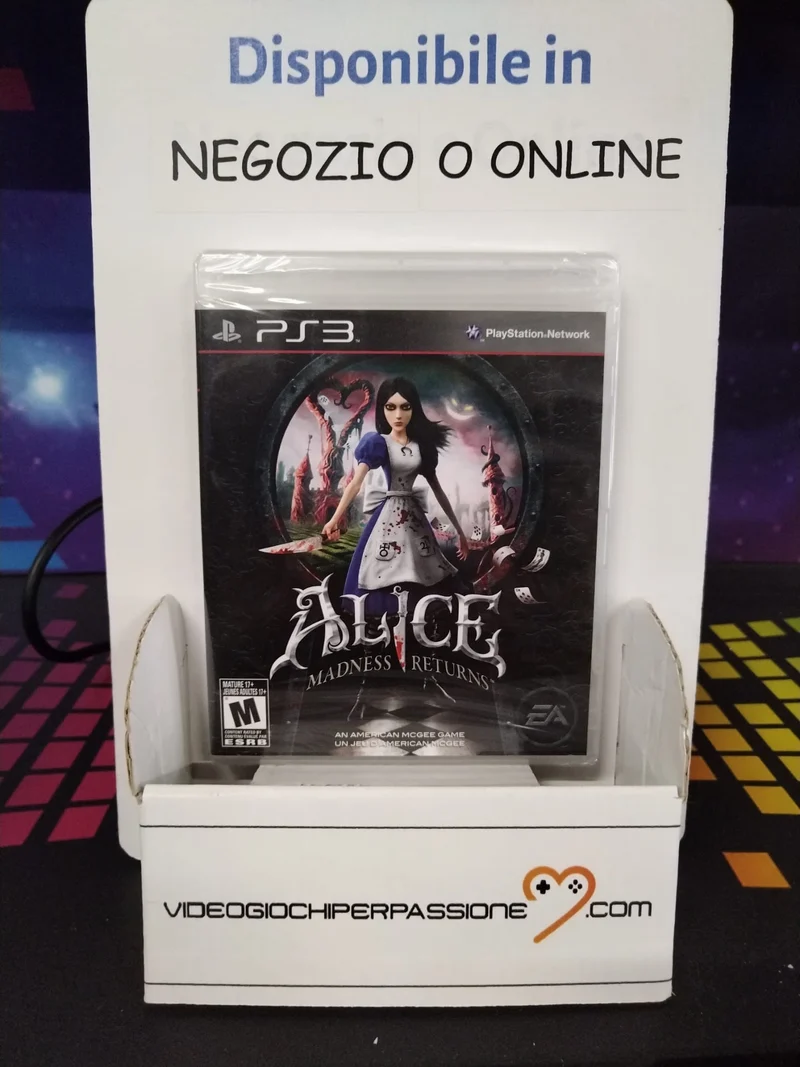 Alice: Madness Returns Playstation 3 Edizione Americana con Italiano