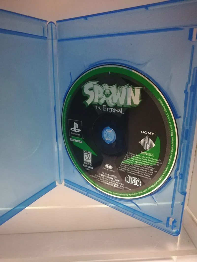 SPAWN THE ETERNAL PS1 (americano)(usato garantito)(senza custodia)