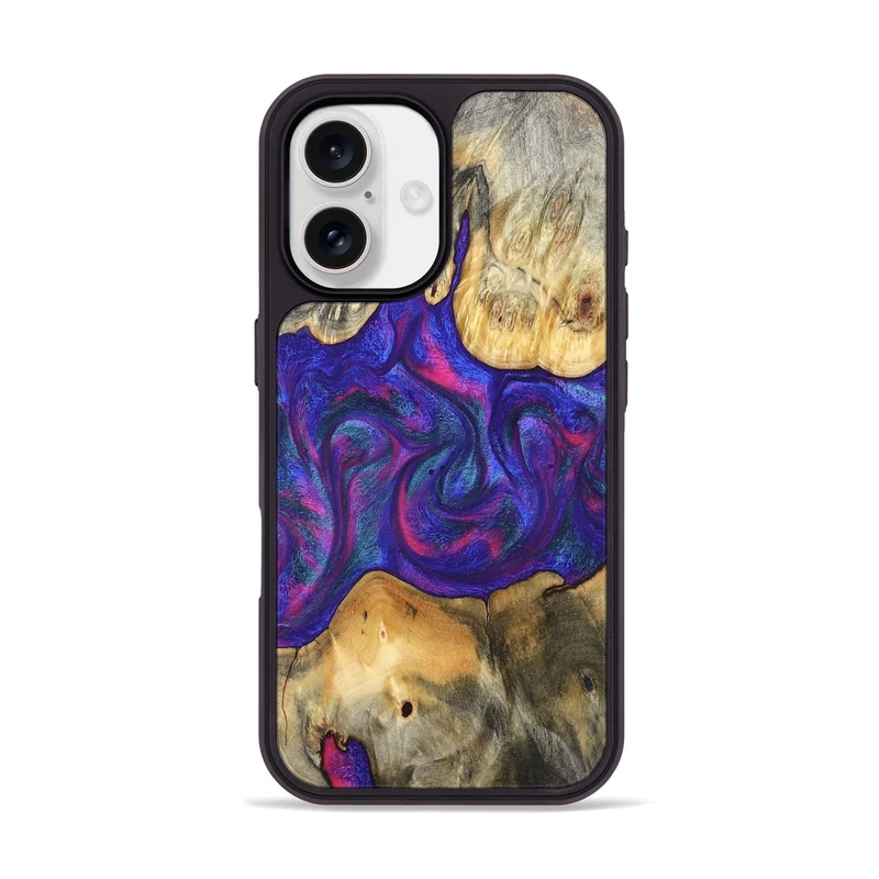 iPhone 17 Wood Phone Case - Donie (Purple, 829728)