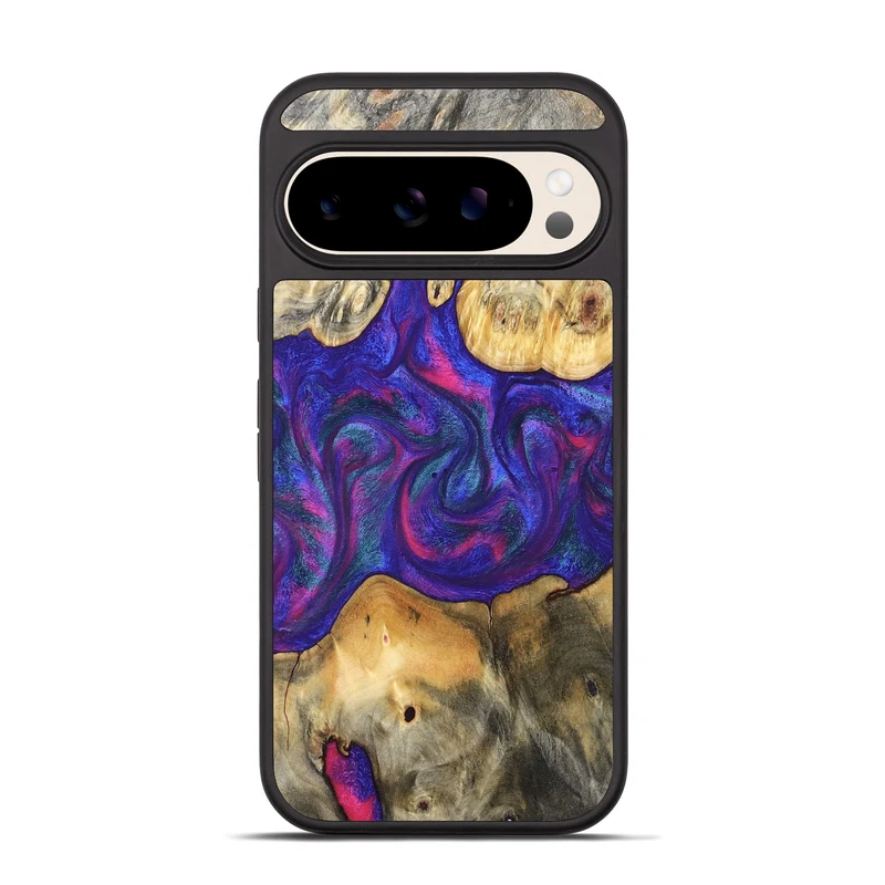 Pixel 10 Pro Wood Phone Case - Donie (Purple, 829728)