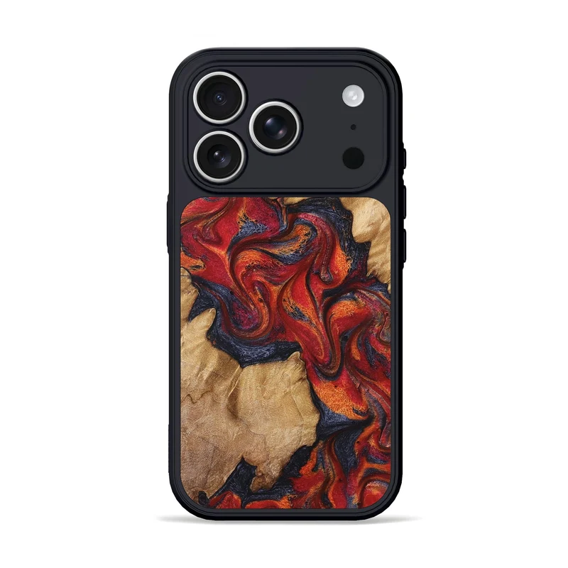 iPhone 17 Pro Wood Phone Case - Rohan (Red, 829725)