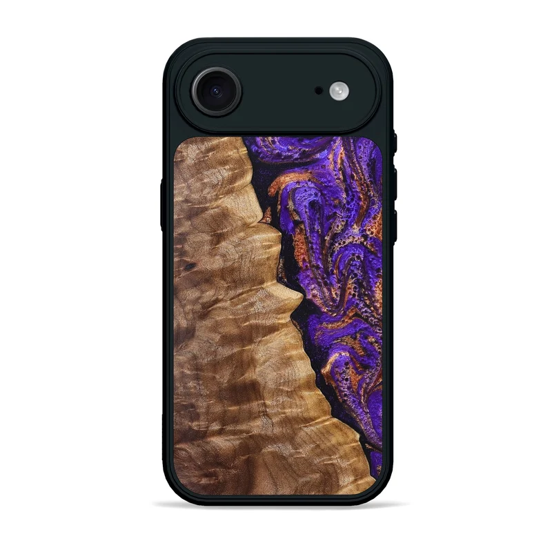 iPhone 17 Air Wood Phone Case - Leanna (Purple, 829732)