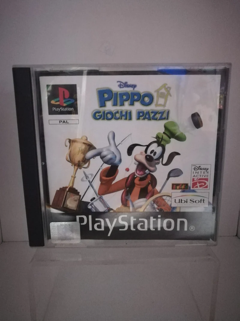 PIPPO GIOCHI PAZZI DISNEY PS1 (usato garantito)(manca la prima copertina)