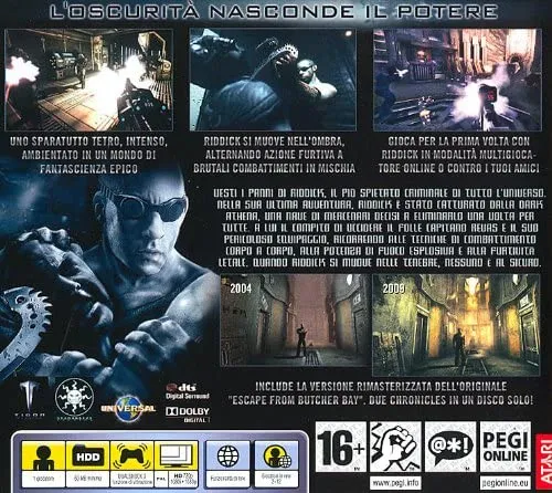 THE CHRONICLES OF RIDDICK - ASSAULT ON DARK ATHENA PS3 (versione italiana)