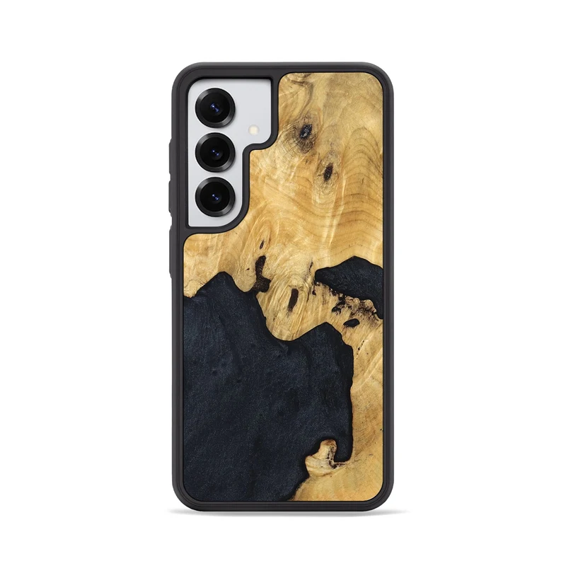 Galaxy S25 Wood Phone Case - Arleen (Wood Burl, 829741)