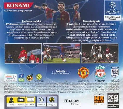 PES 2009 PRO EVOLUTION SOCCER PS3 (usato garantito)