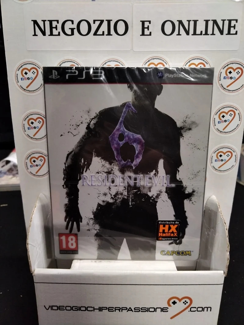RESIDENT EVIL 6 PS3 (versione italiana)(steel booX)
