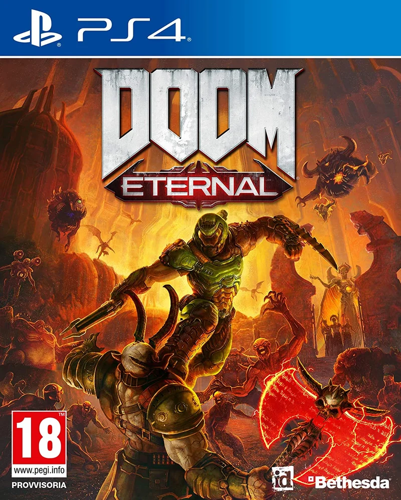 Doom Eternal Playstation 4 Edizione Regno Unito con Italiano