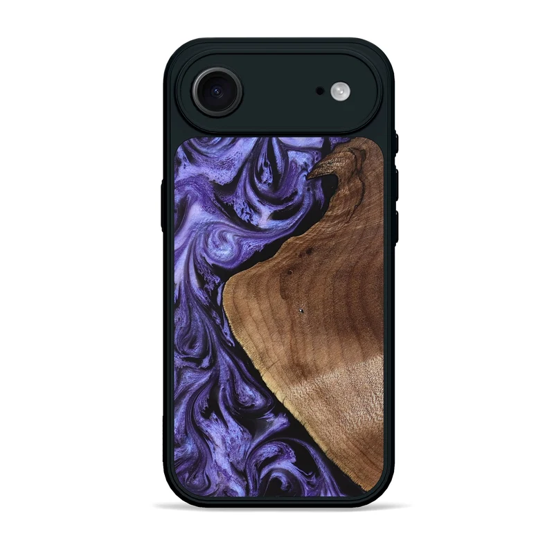 iPhone 17 Air Wood Phone Case - Scot (Purple, 829729)