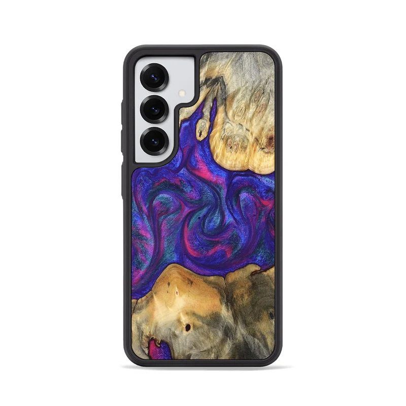 Galaxy S25 Wood Phone Case - Donie (Purple, 829728)