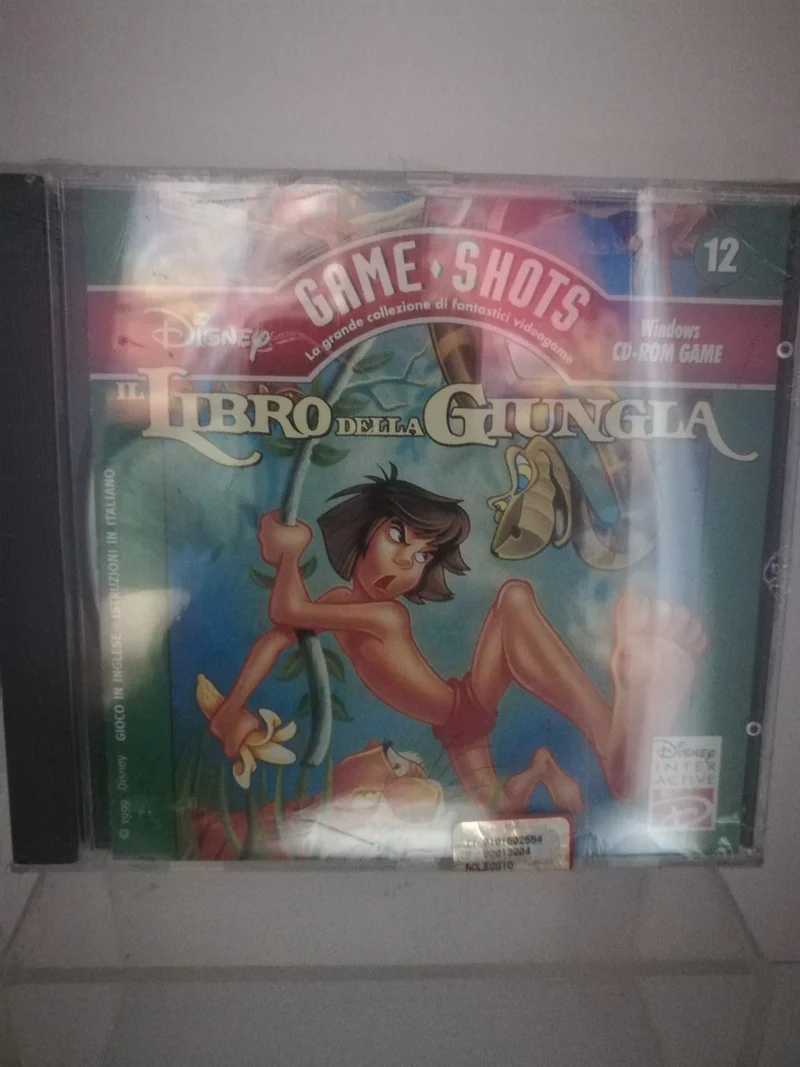 DISNEY IL LIBRO DELLA GIUNGLA (game shots)(windows CD-ROM)(nuovo)