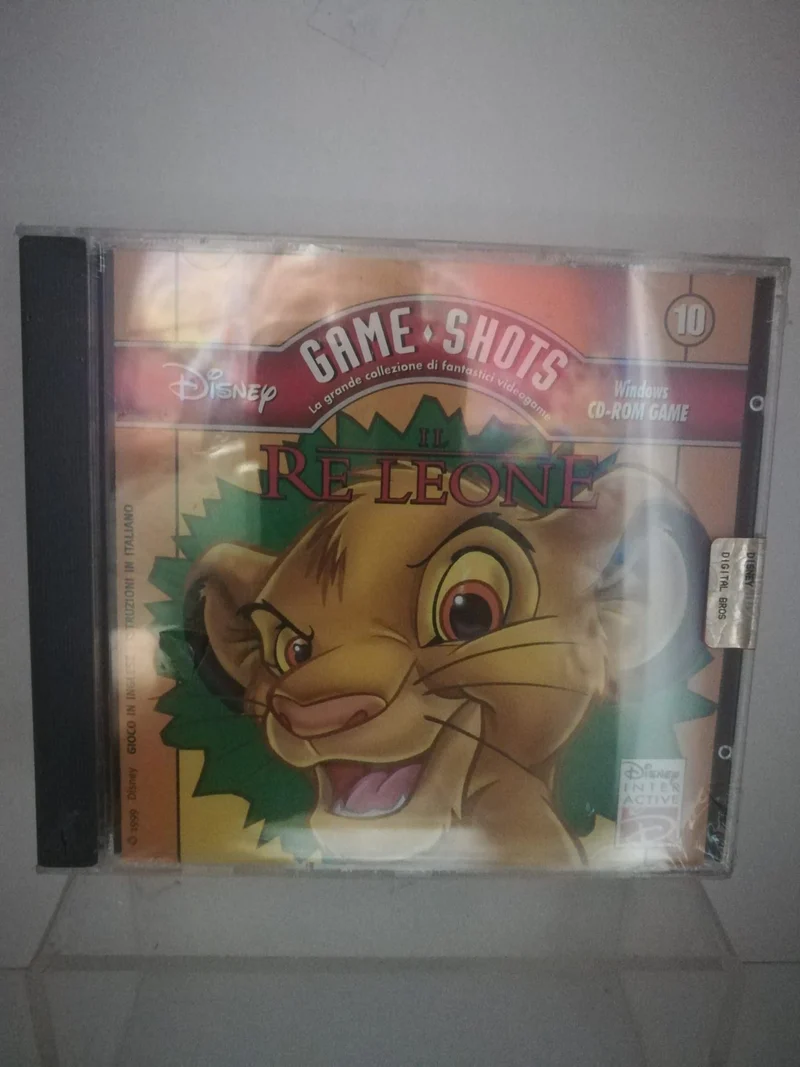 DISNEY IL RE LEONE (game shots)(windows CD-ROM)(nuovo)