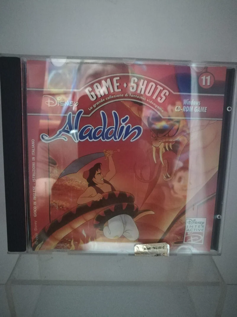 DISNEY ALADDIN (game shots)(windows CD-ROM)(nuovo)