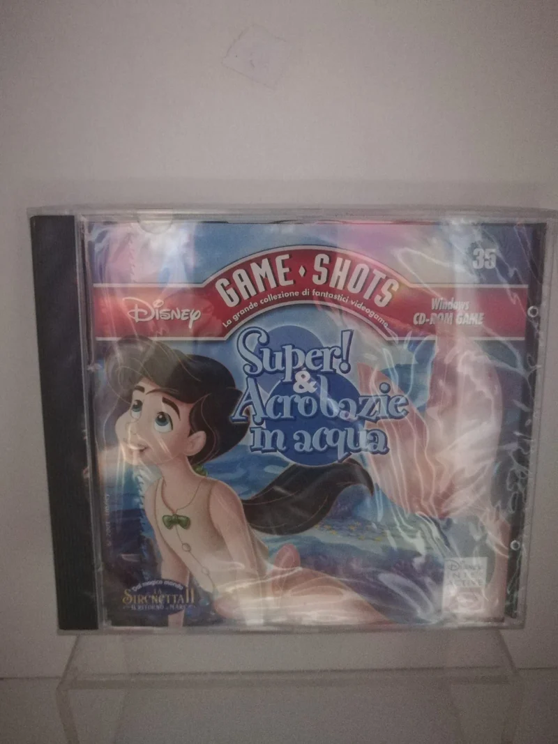 DISNEY SUPER! & ACROBAZIE IN ACQUA (game shots)(windows CD-ROM)(nuovo)