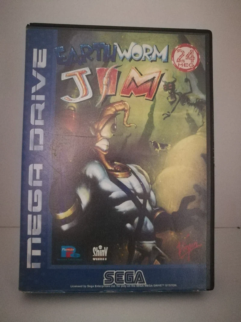 EARTH WORM JIM MEGA DRIVE (usato garantito)(da collezione)(come nuovo)