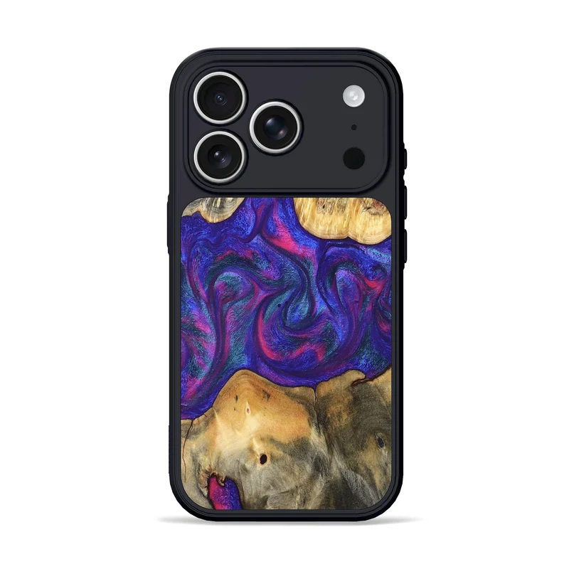 iPhone 17 Pro Wood Phone Case - Donie (Purple, 829728)