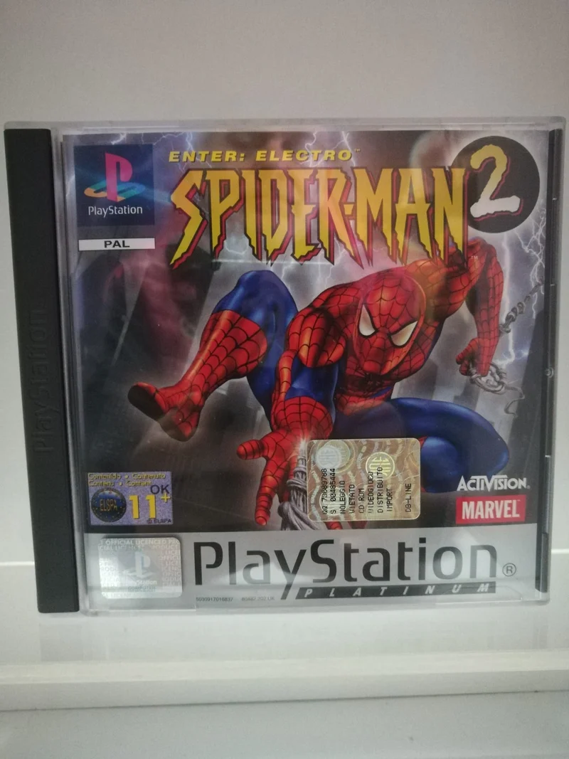SPIDER-MAN 2 ENTER : ELECTRO PS1 (usato garantito)(come se fosse nuovo)